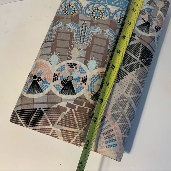 New Pineda Covalin bag Flap multicolor 100% seda textile Inside Pocket - Picture 9 of 11